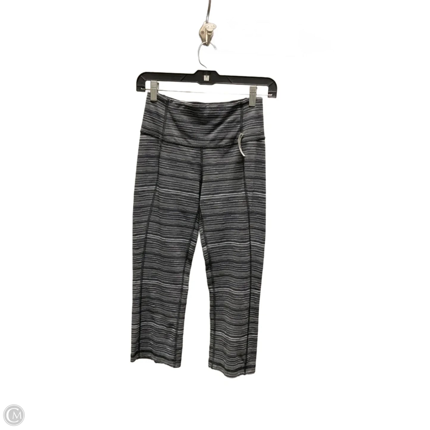 Athletic Leggings Capris By Lululemon In Black & White, Size: S