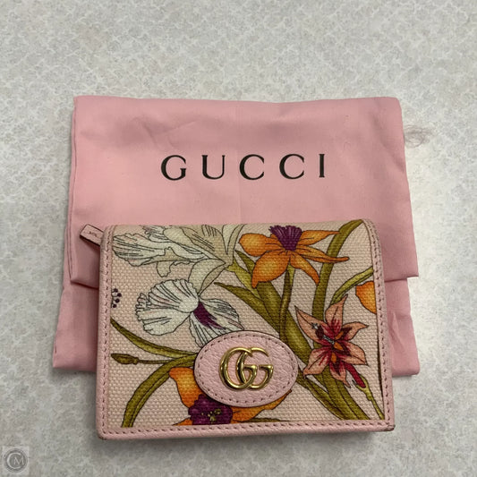 Wallet Luxury Designer By Gucci, Size: Small