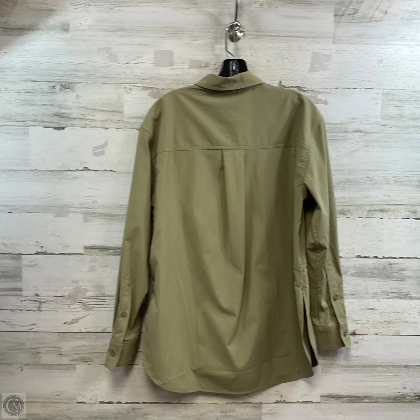 Blouse Long Sleeve By Athleta In Green, Size: Xs