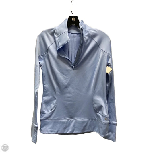 Athletic Jacket By Apana In Blue, Size: S