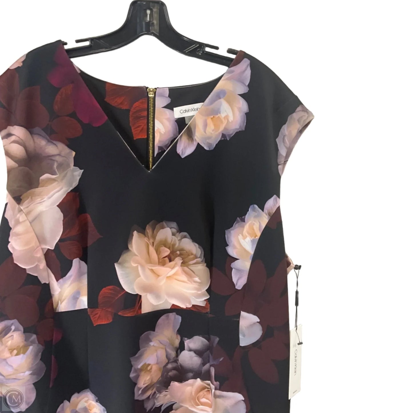 Dress Work By Calvin Klein In Maroon, Size: 3x