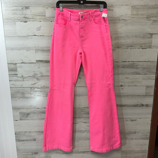 Jeans Flared By Risen In Pink, Size: 10