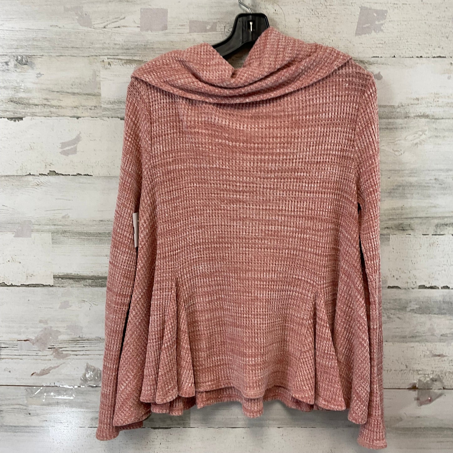 Top Long Sleeve By Anthropologie In Red, Size: S