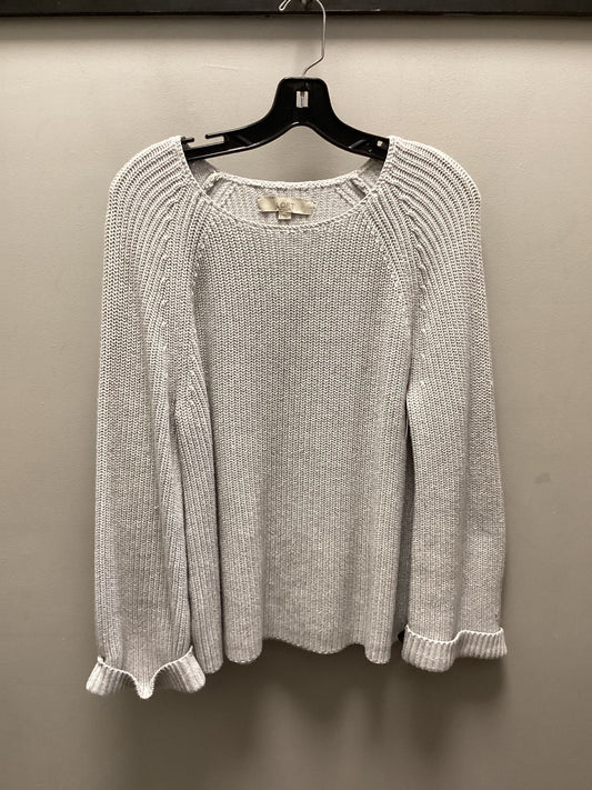 Sweater By Loft In Grey, Size: L