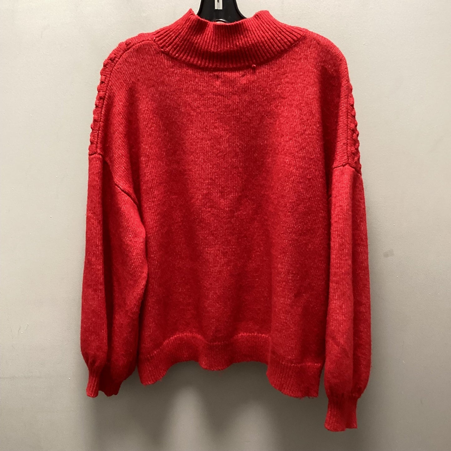 Sweater By Nine West In Red, Size: Xxl