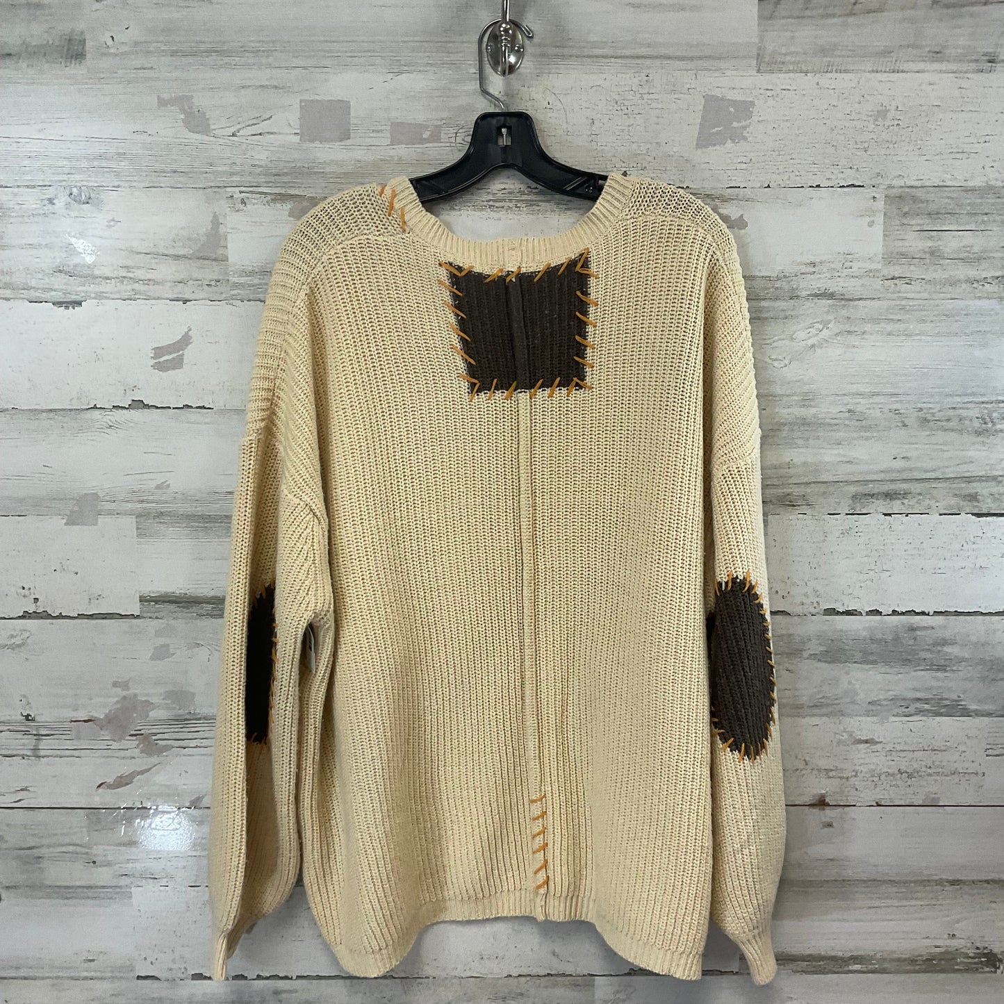 Sweater Cardigan By Pol In Cream, Size: S