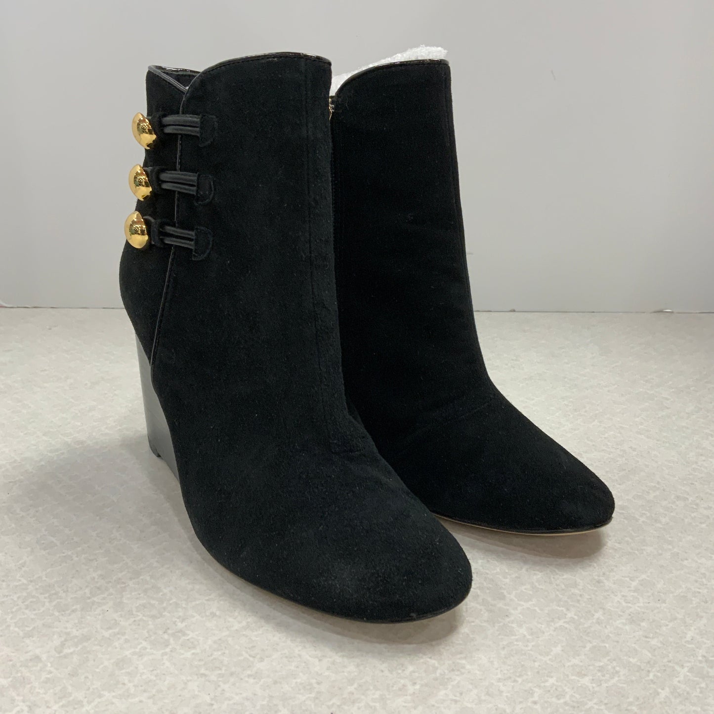 Boots Ankle Heels By Kate Spade In Black, Size: 6