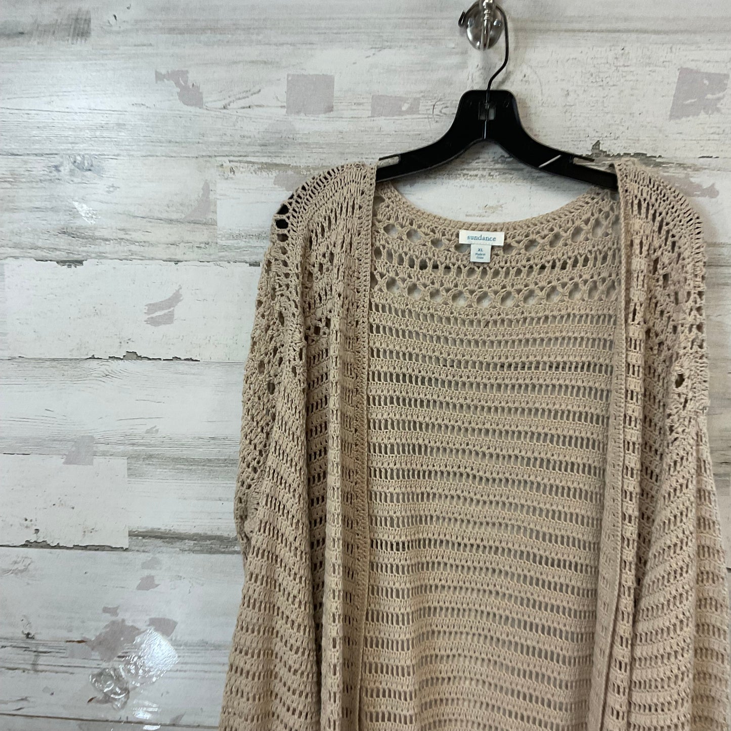 Cardigan By Sundance In Beige, Size: Xl