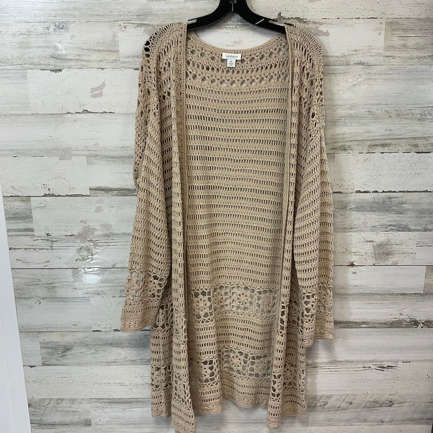 Cardigan By Sundance In Beige, Size: Xl