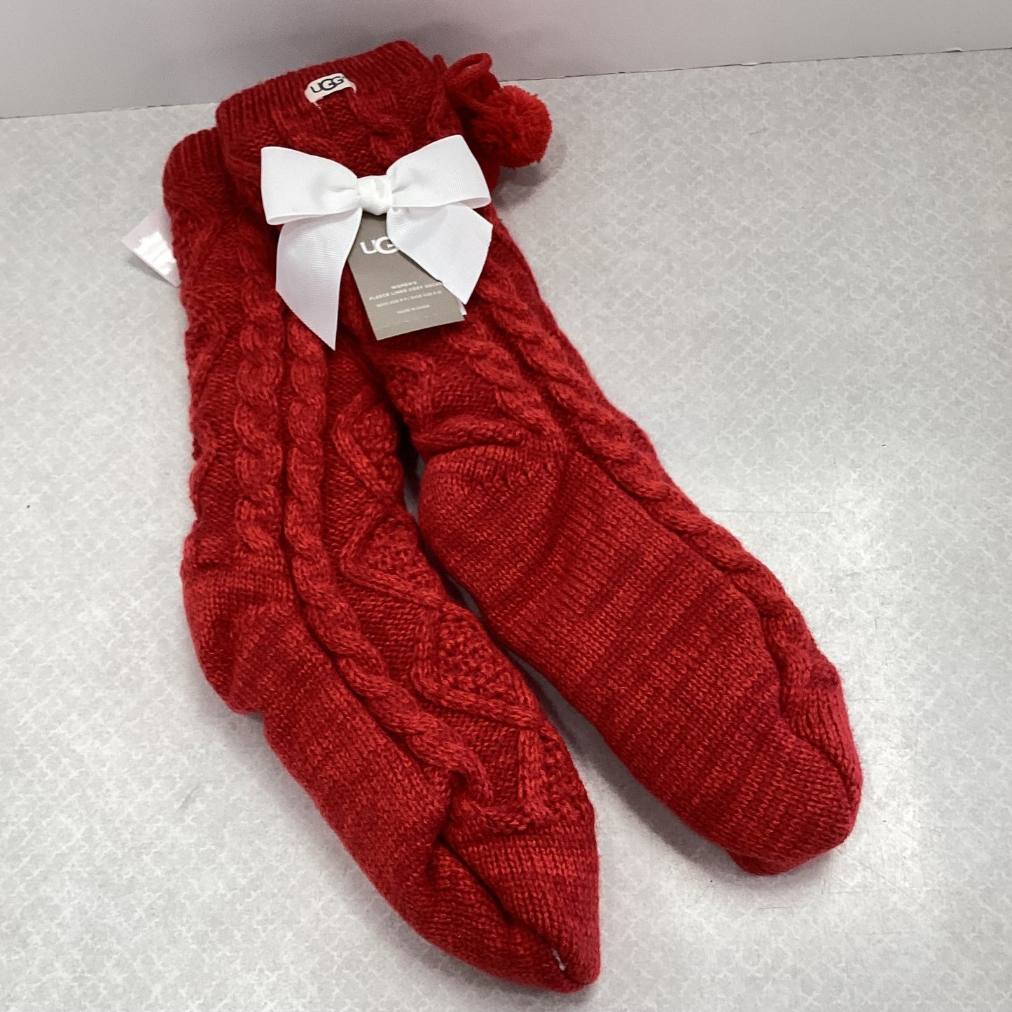 Socks By Ugg In Red, Size: Osfm