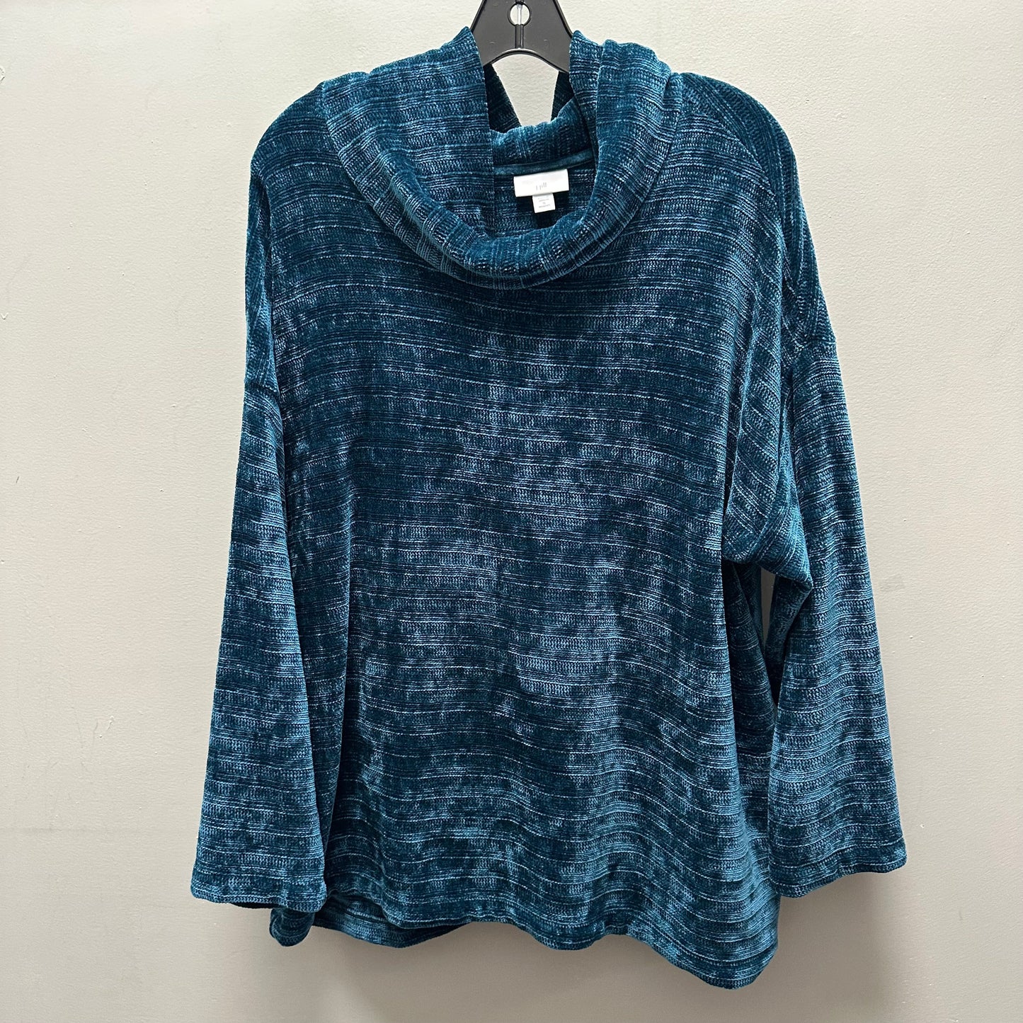 Sweater By J Jill In Teal, Size: 1x