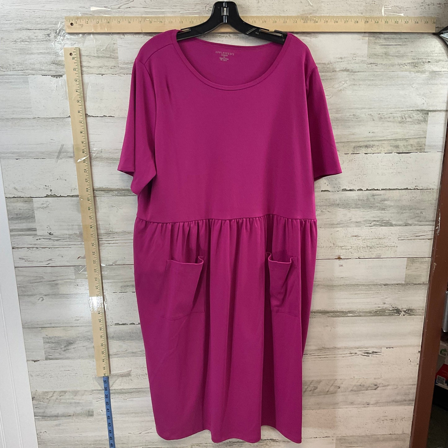 Dress Casual Midi By Appleseeds  Size: 1x