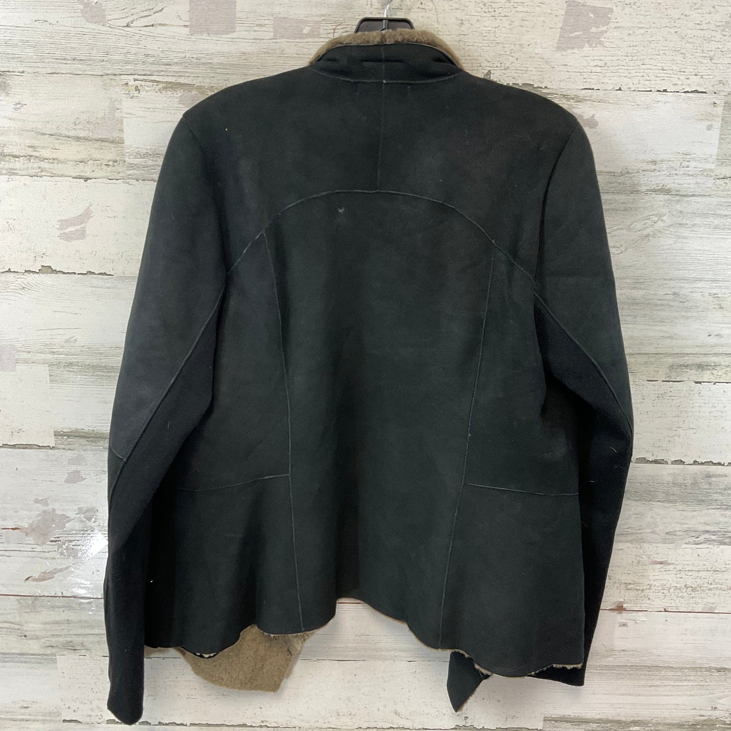 Jacket Leather By Vince In Black, Size: M