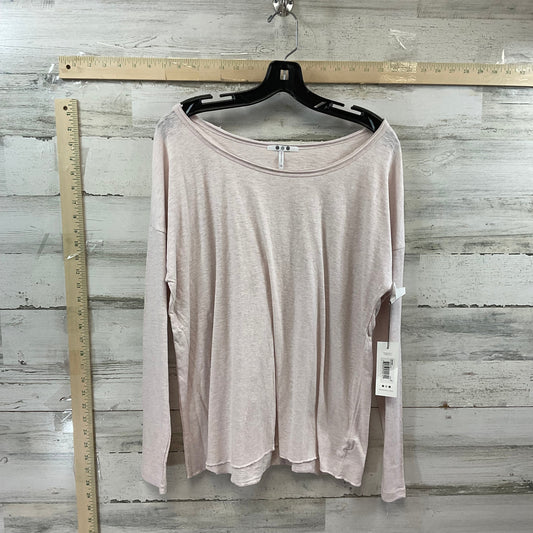 Pink Top Long Sleeve Three Dots, Size M