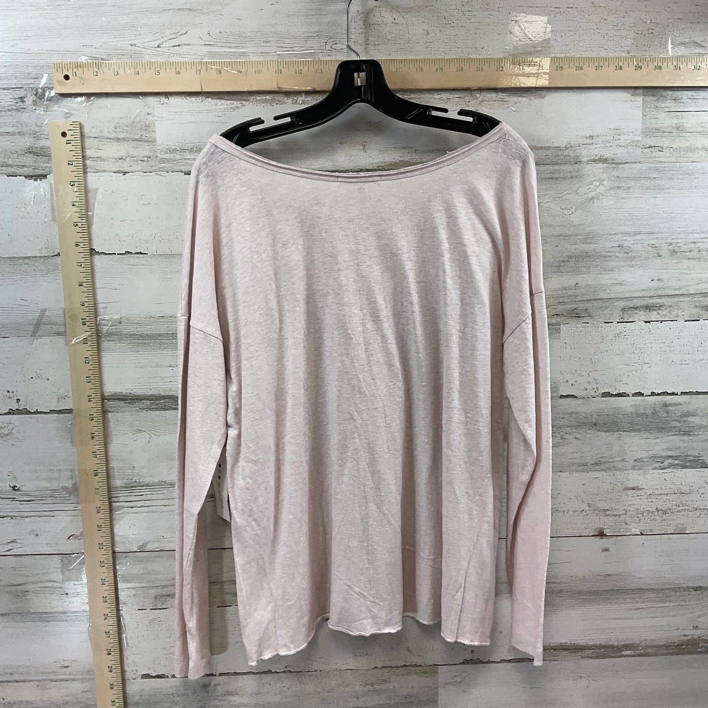 Pink Top Long Sleeve Three Dots, Size M