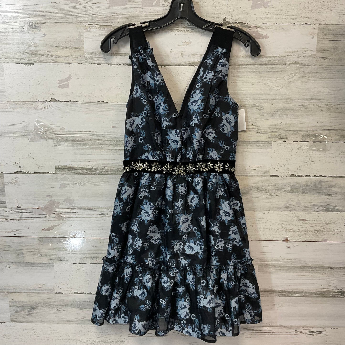 Dress Party Short By Kate Spade In Black & Blue, Size: Xs