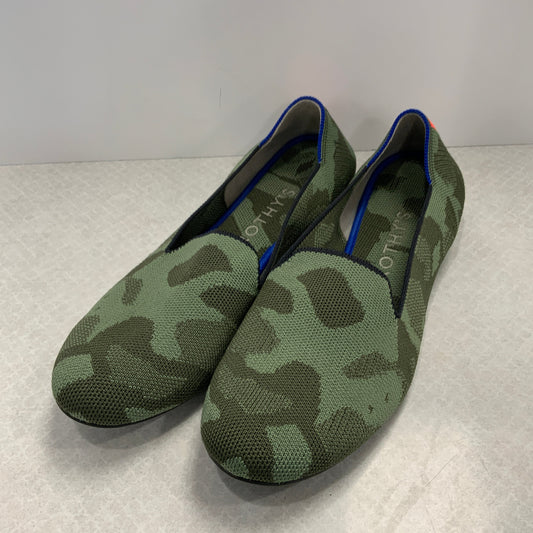 Camouflage Print Shoes Flats Rothys, Size 11