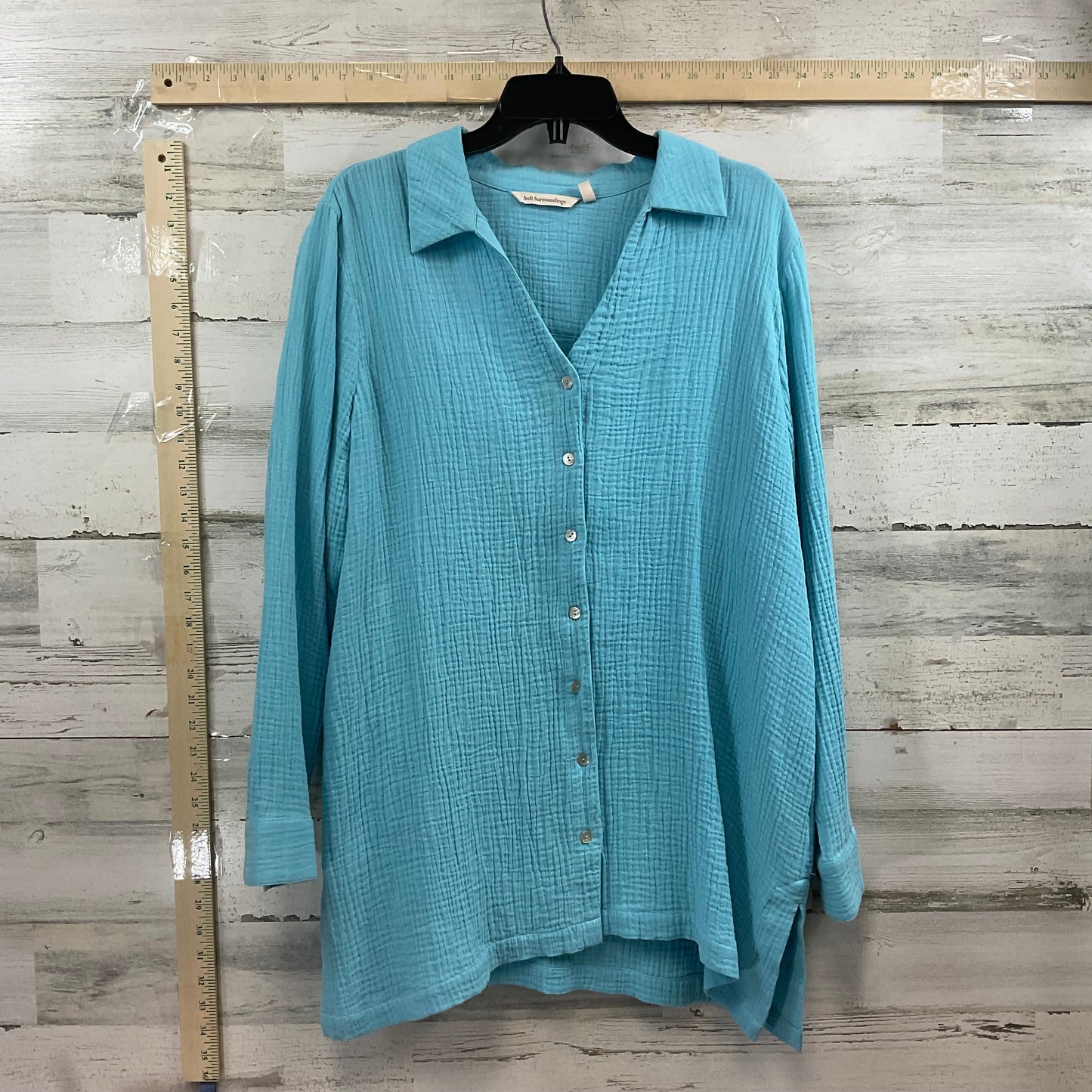 Tunic Long Sleeve By Soft Surroundings  Size: L