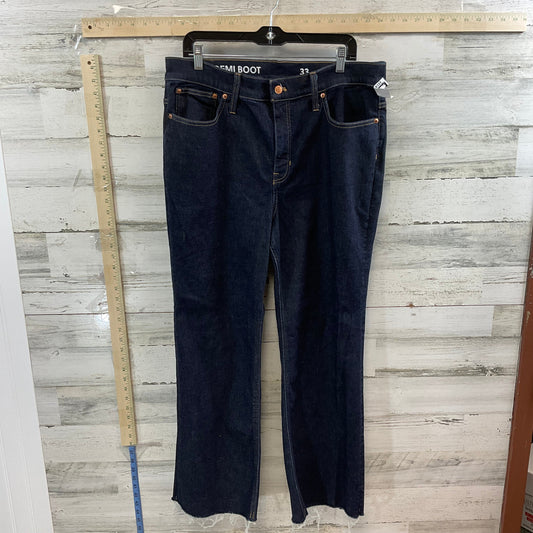 Blue Denim Jeans Boot Cut J. Crew , Size 16