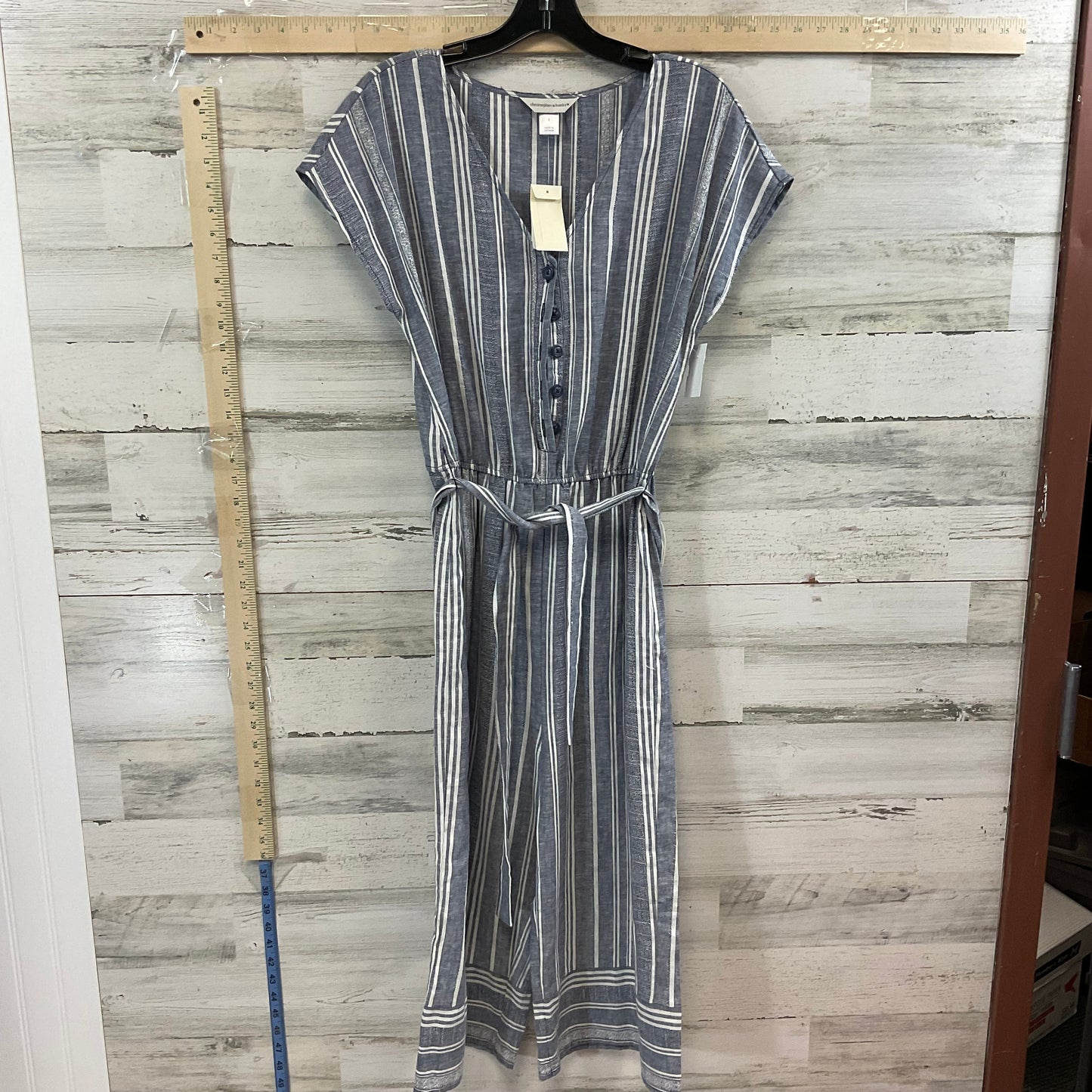 Blue & White Jumpsuit Christopher And Banks, Size S