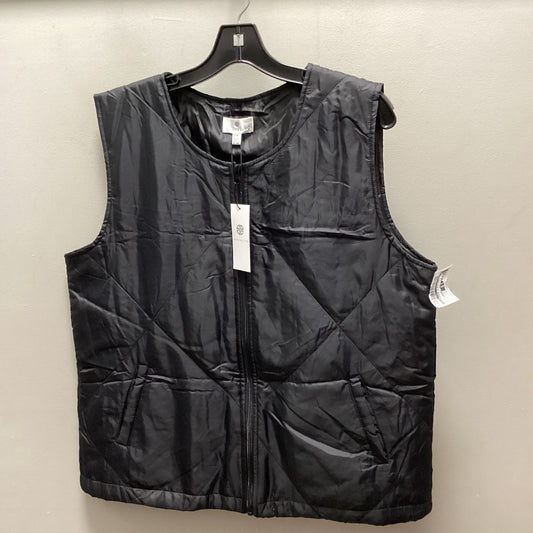 Vest Puffer & Quilted By Socialite In Black, Size: M