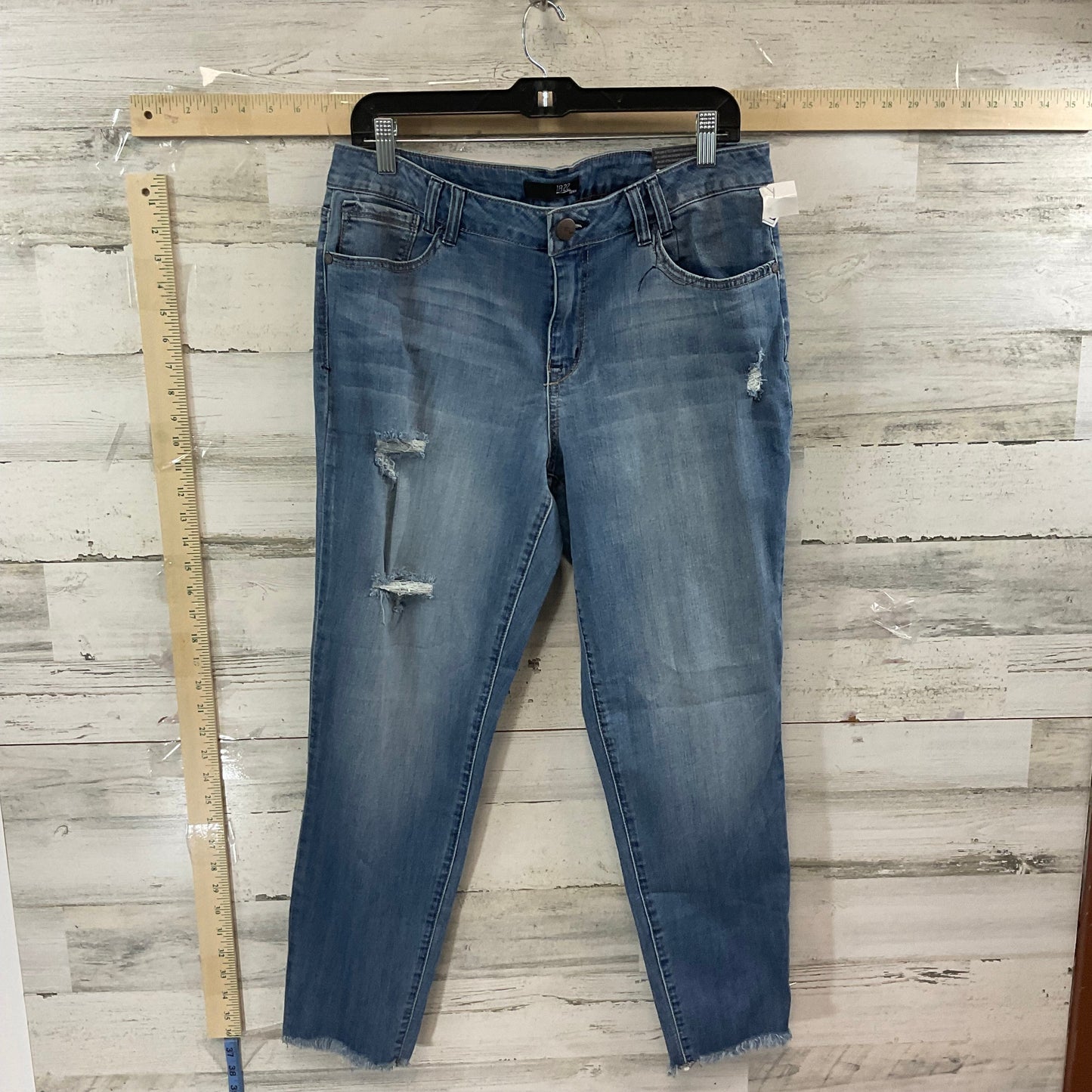 Blue Denim Jeans Skinny 1822 Denim, Size 16