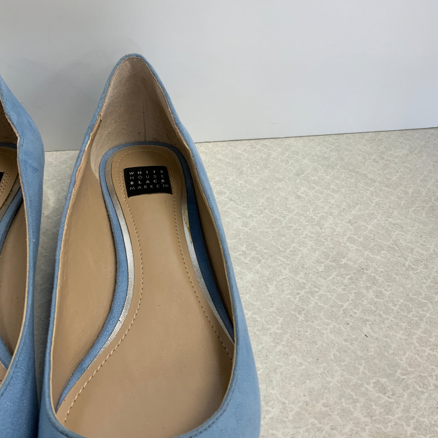 Blue Shoes Flats White House Black Market, Size 6.5