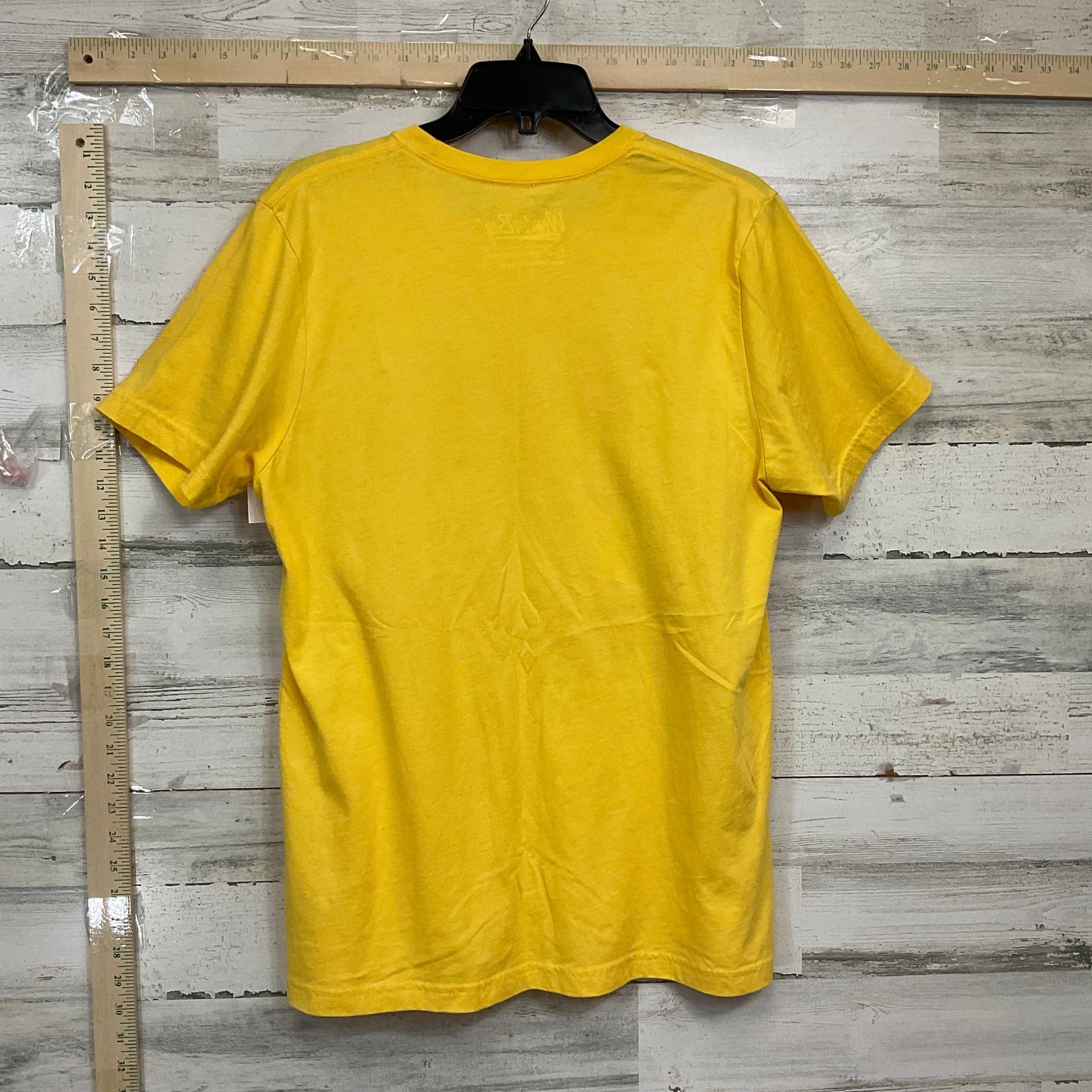 Yellow Top Short Sleeve Basic WONDERBOY, Size L