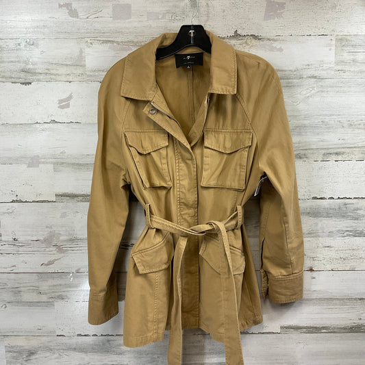 Jacket Utility By 7 For All Mankind In Tan, Size: S