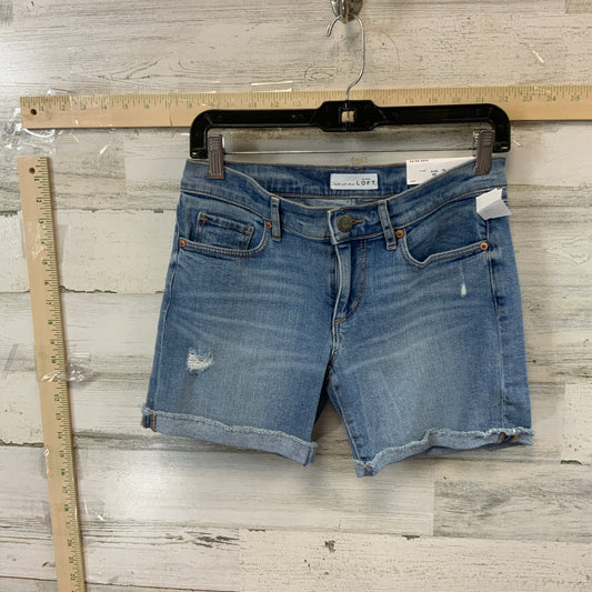 Blue Denim Shorts Loft, Size 00