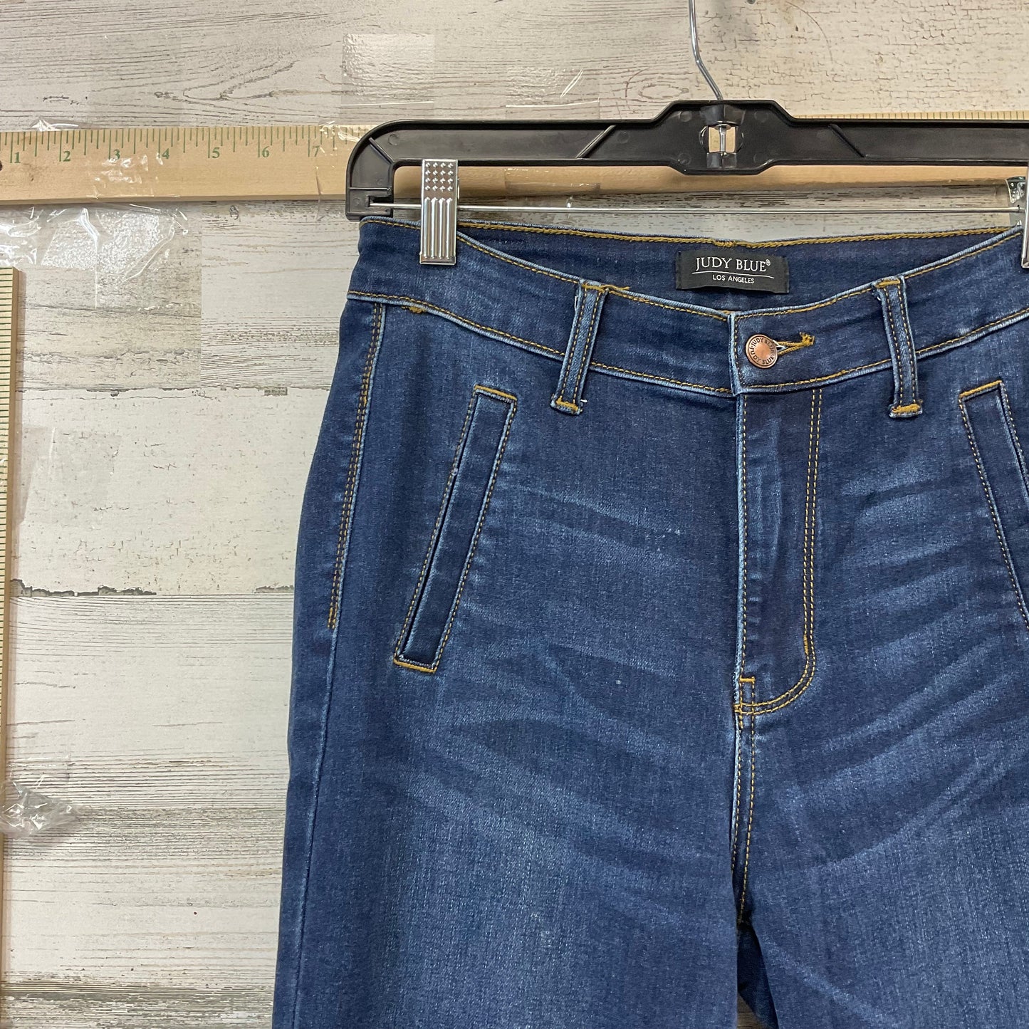 Blue Denim Jeans Flared Judy Blue, Size 6