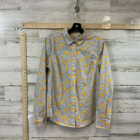 Yellow Blouse Long Sleeve Boden, Size M