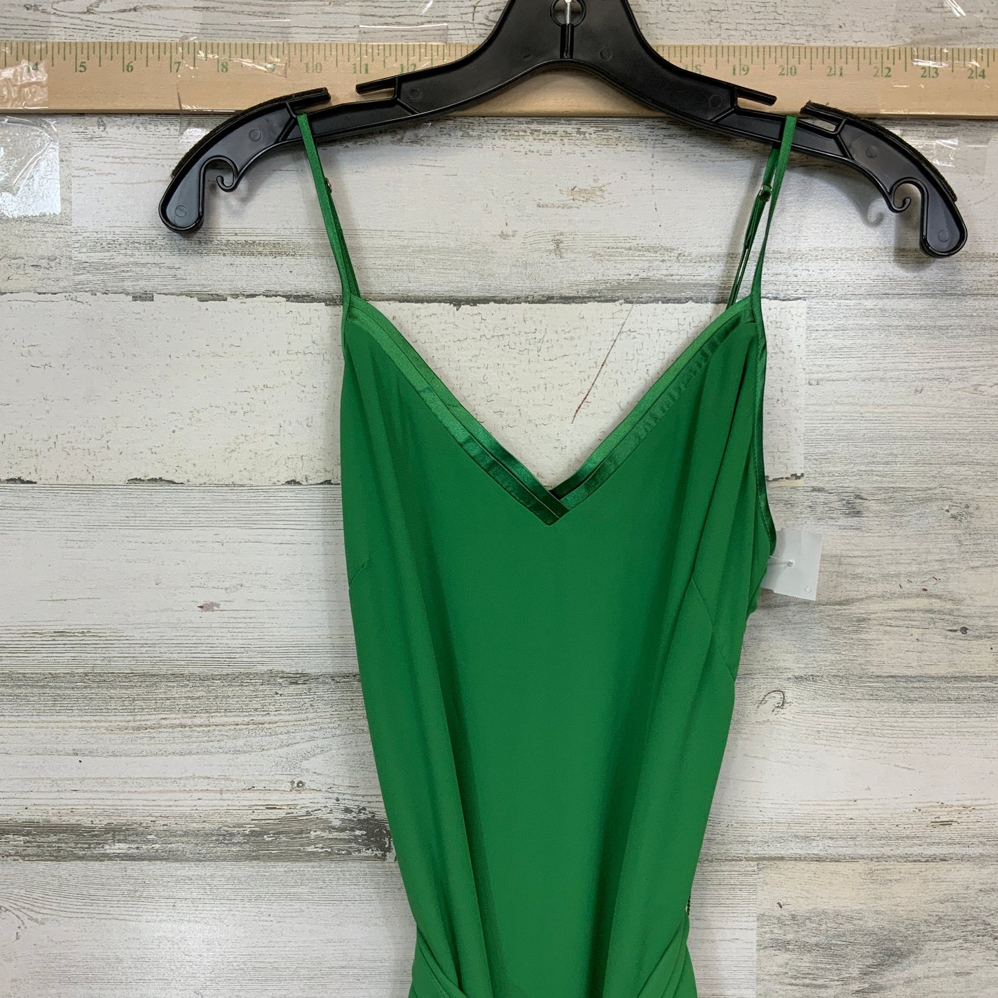 Green Dress Casual Short White House Black Market, Size Xxs