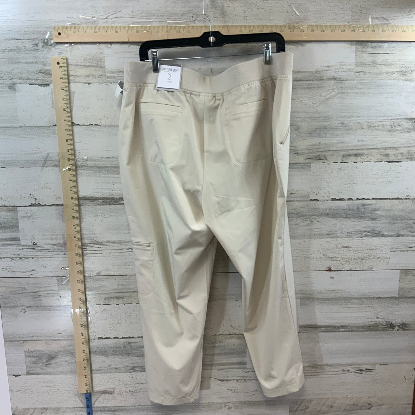 Beige Pants Cropped Chicos, Size 12