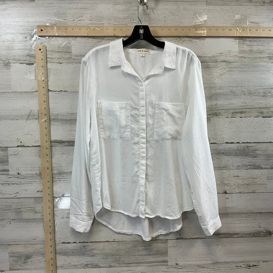 White Blouse Long Sleeve Cloth And Stone, Size S