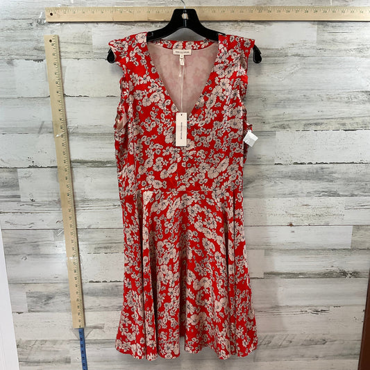 Red Dress Casual Short Rebecca Taylor, Size M