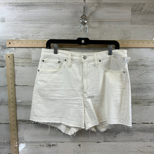 White Denim Shorts Madewell, Size 10