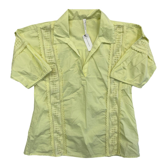 Top Ss By Anthropologie In Yellow, Size:S