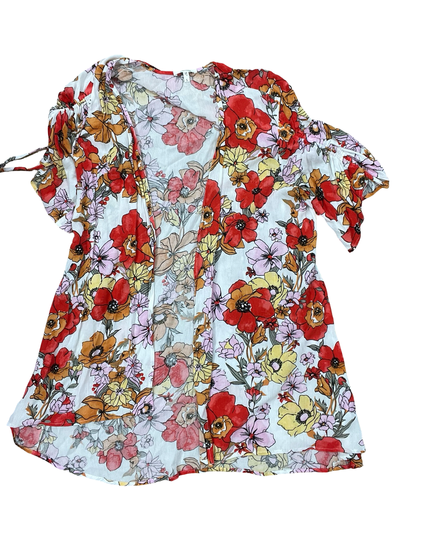 Cardigan By Maurices In Red & White, Size:S