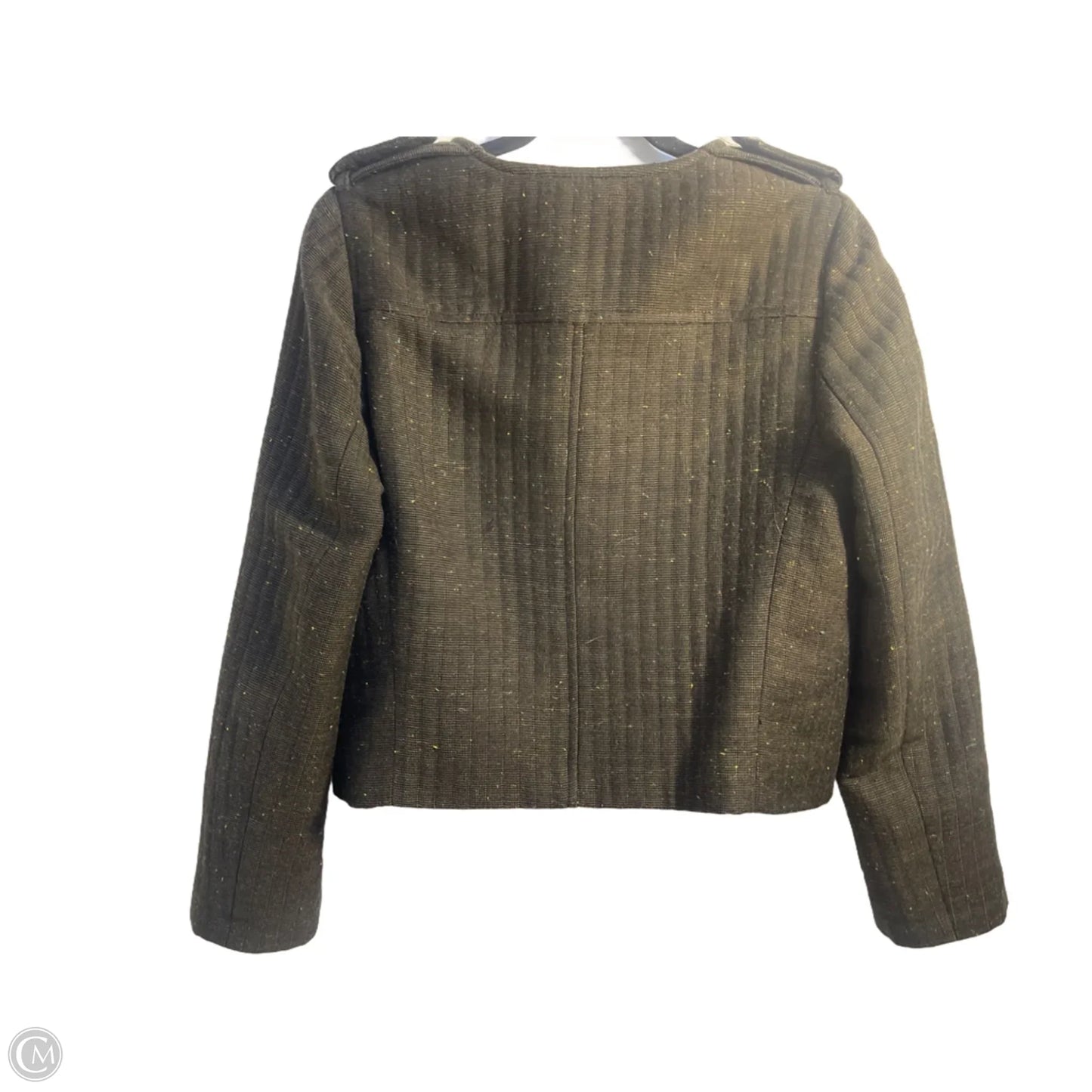 Blazer By Anthropologie In Brown & Gold, Size: 10