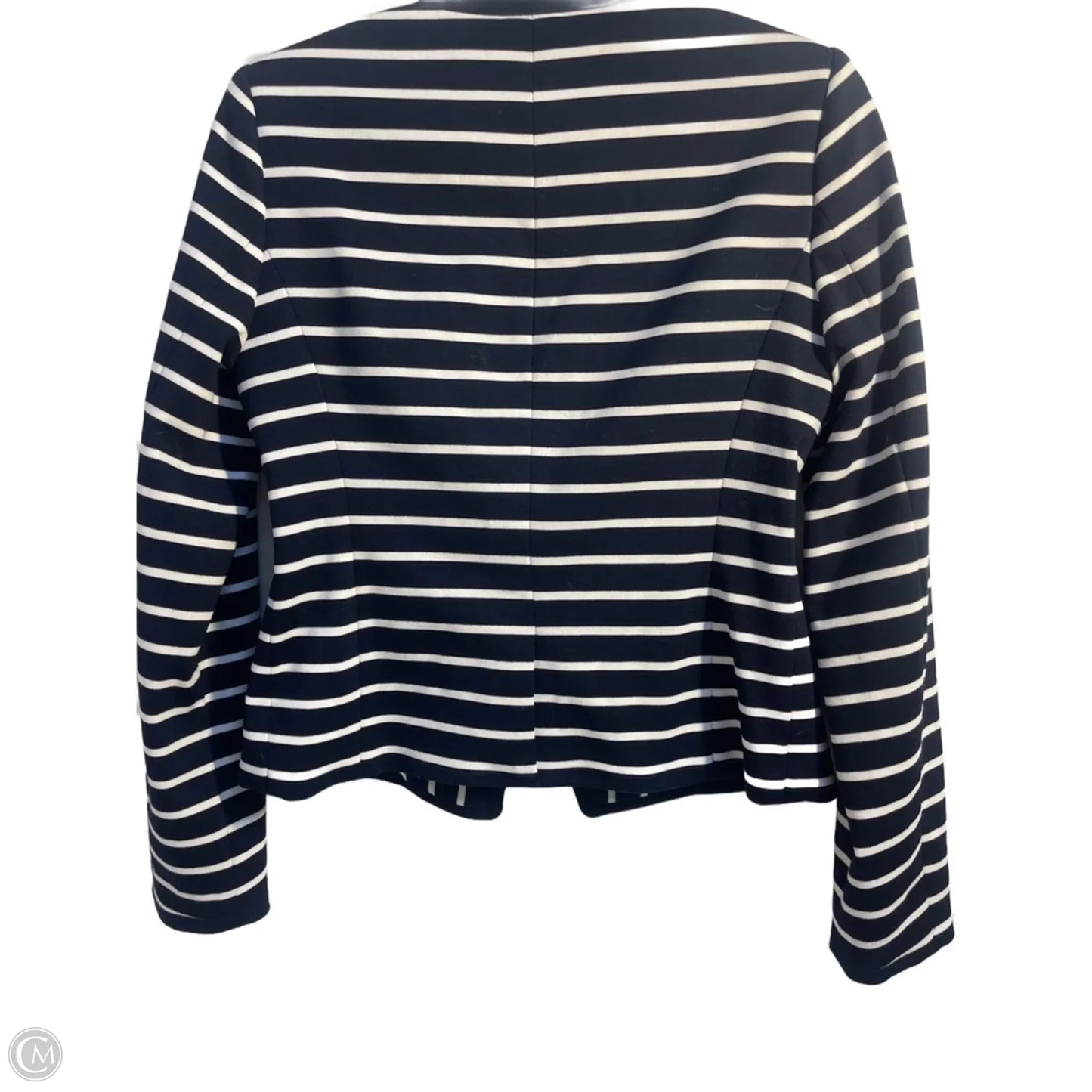 Blazer By Limited In Striped Pattern, Size: S