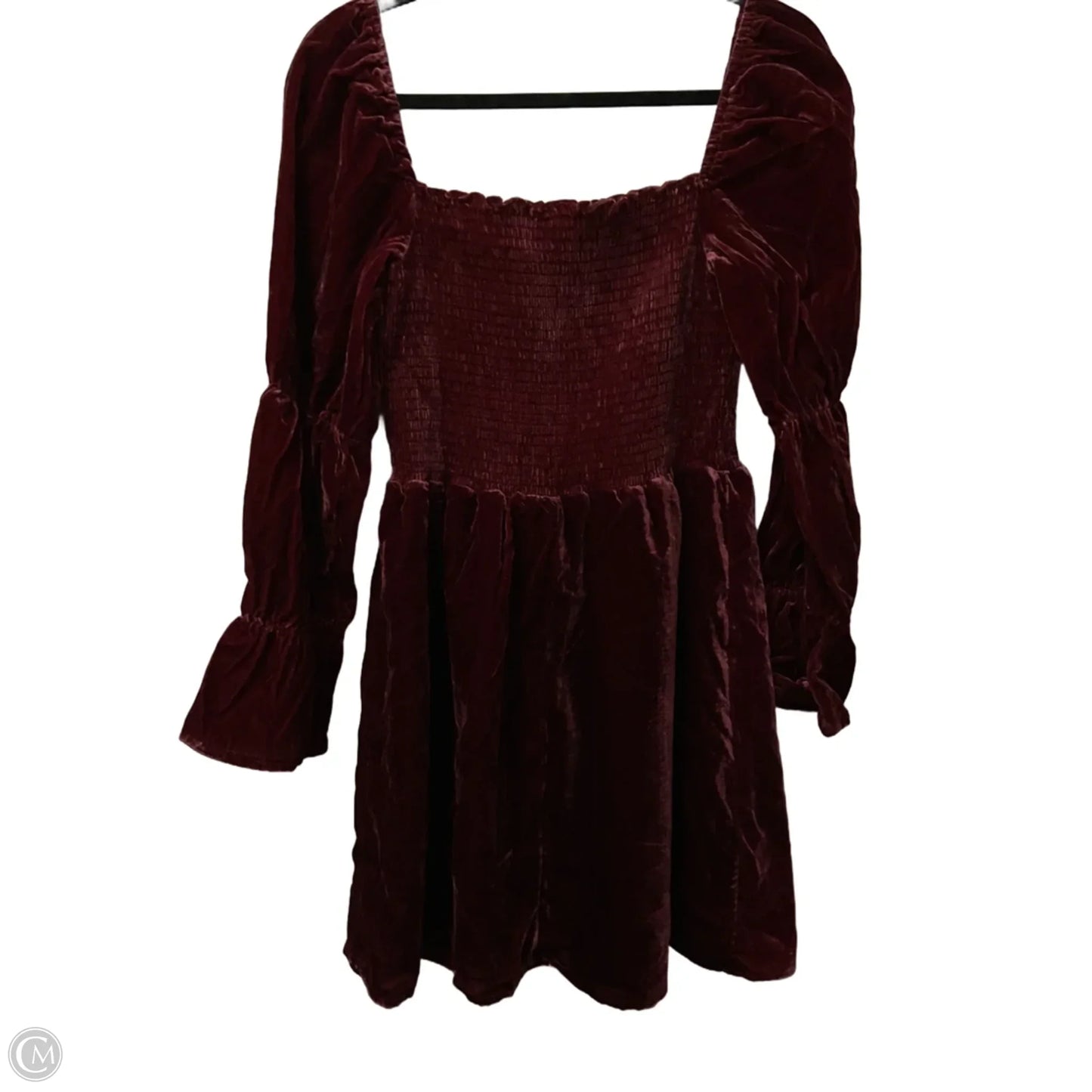 Dress Party Short By Anthropologie In Maroon, Size: L