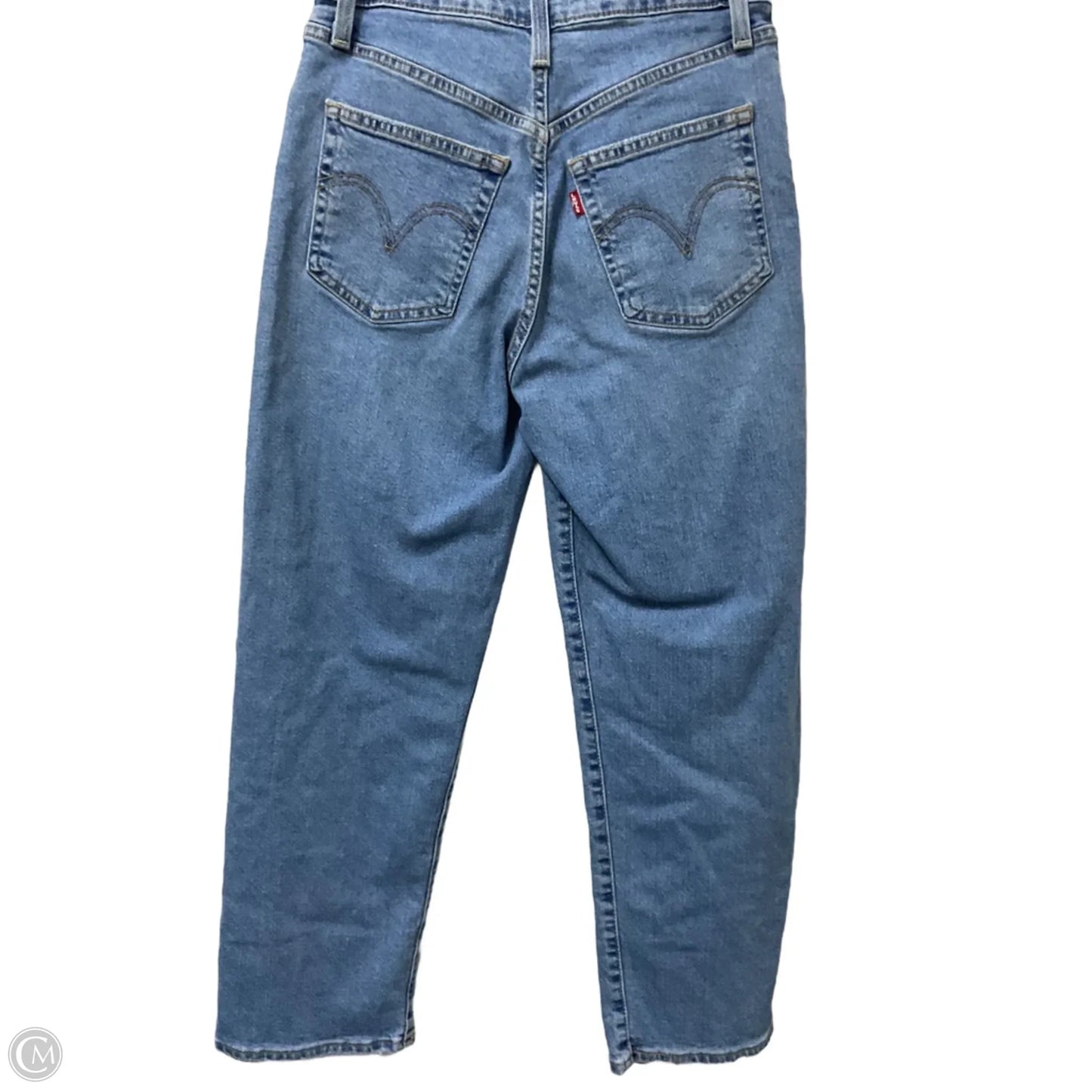 Jeans Wide Leg By Levis In Blue Denim, Size: 4
