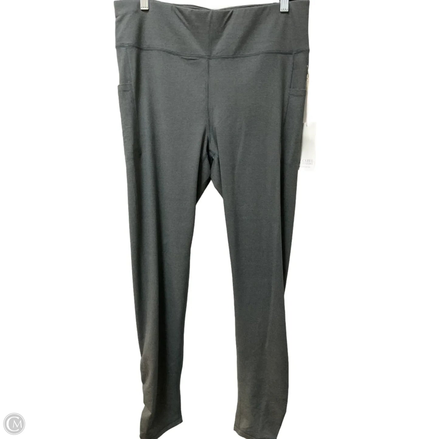 Athletic Leggings By Carve Designs In Striped Pattern, Size: Xl