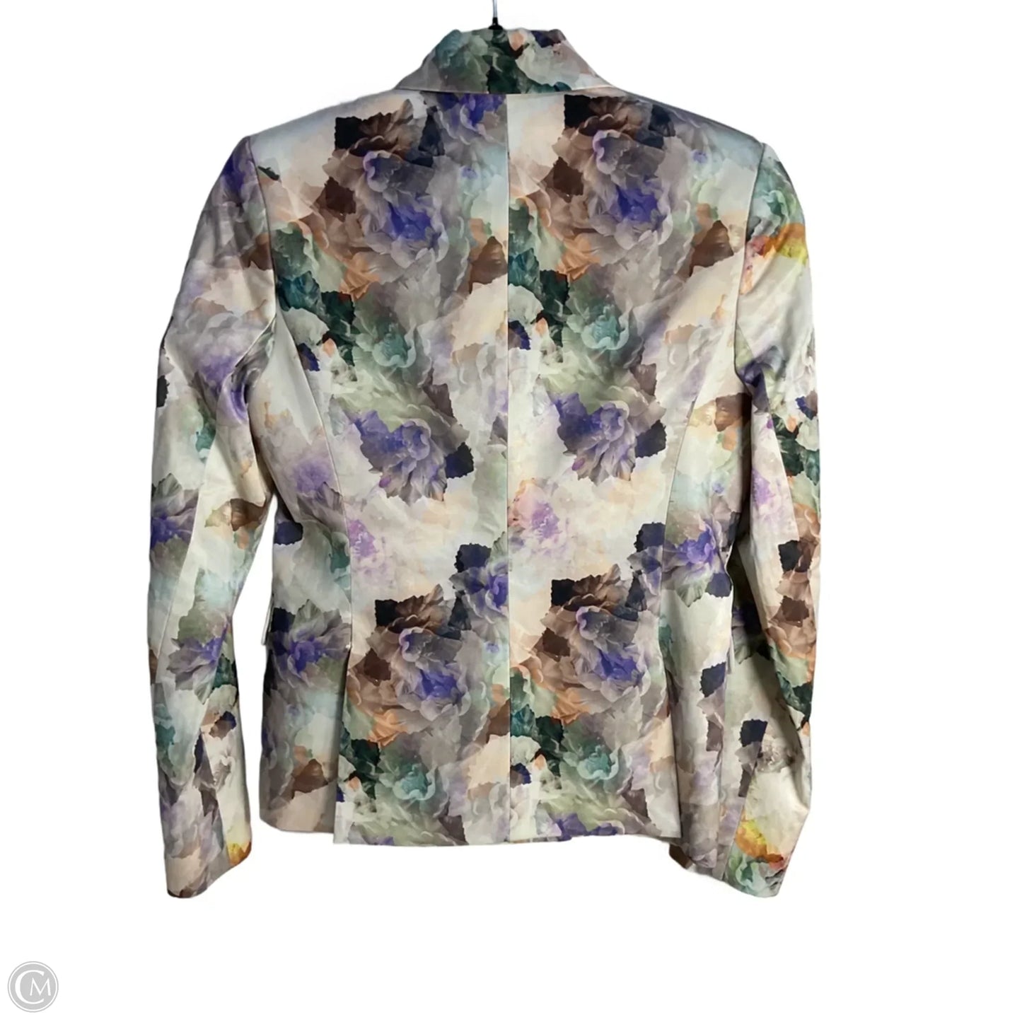 Blazer By Rebecca Taylor In Floral Print, Size: 0