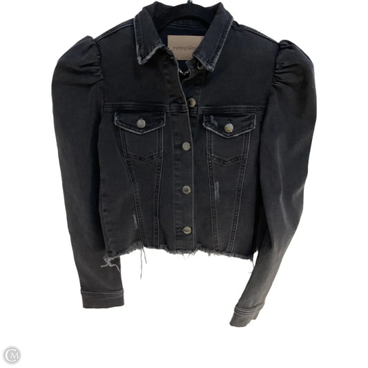 Jacket Denim By Cma In Black, Size: S