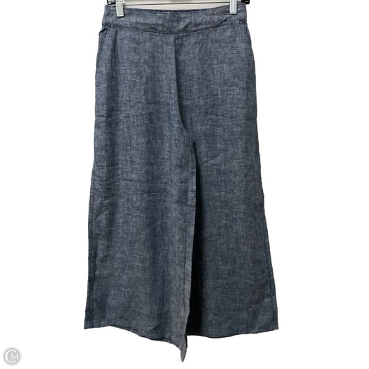 Pants Linen By Nicole Miller In Blue, Size: M
