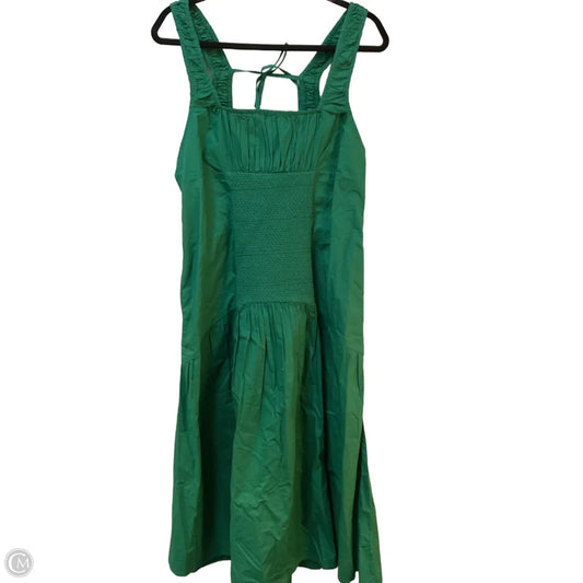 Dress Casual Midi By Anthropologie In Green, Size: S