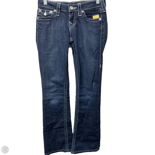 Jeans Boot Cut By True Religion In Blue Denim, Size: 2