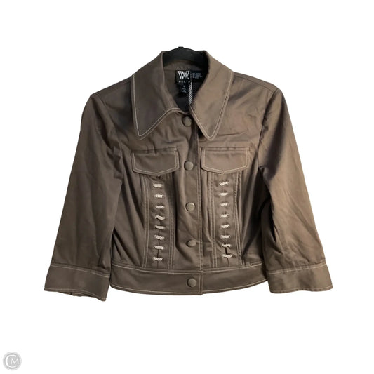 Jacket Other By Worth Ny In Brown, Size: S